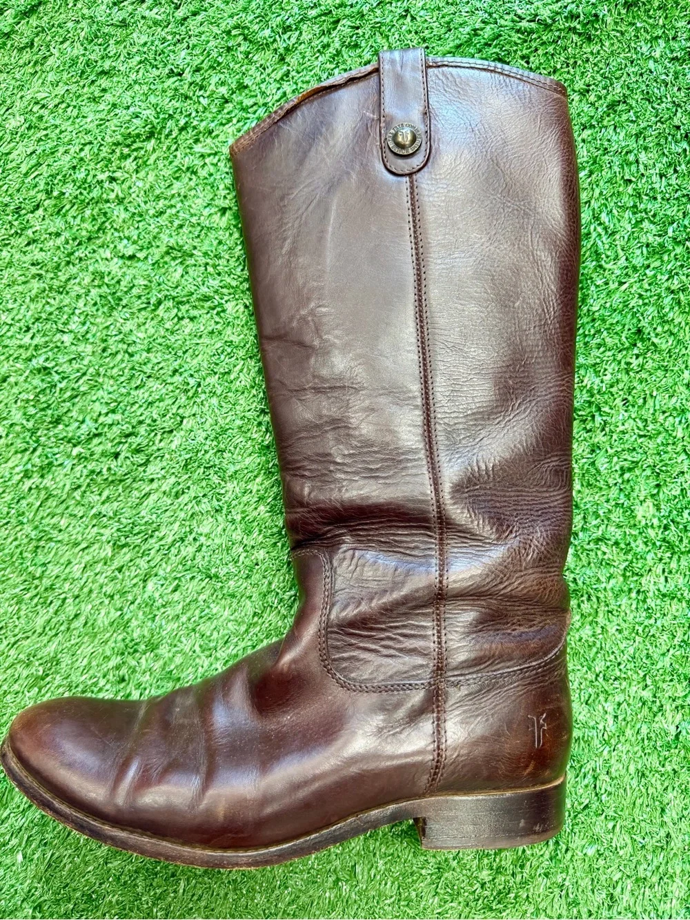 Frye Women's Over-the-Knee Leather Boots in Dark Brown